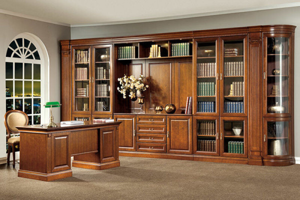 Classic panel with wall shelf and lighting bed wall wall covering BA-16