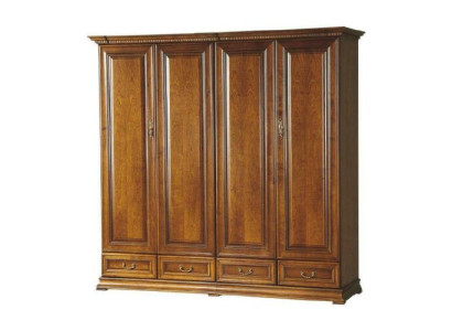 Classic Wood Cabinets Wardrobe Wall Unit Italian Furniture Clothes