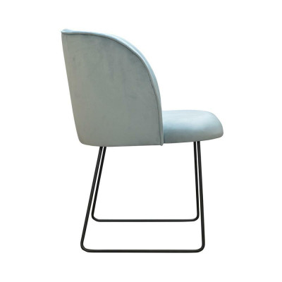 Chair 8x Dining room Upholstered Chair Television Textile Seat Armchair Set new Club