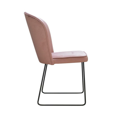 Chair 4x Dining room Upholstered Chair Lounge Textile Seat Armchair Set new Club TV