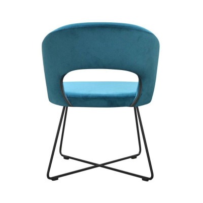 Chair 4x Dining room Upholstered Chair TV Lounge Club Seat Textile Armchair Set