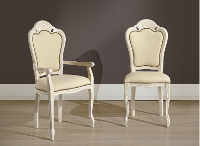 Chair with armrest Dining room chair Wood new Dining room Chairs Design Armchair Baroque
