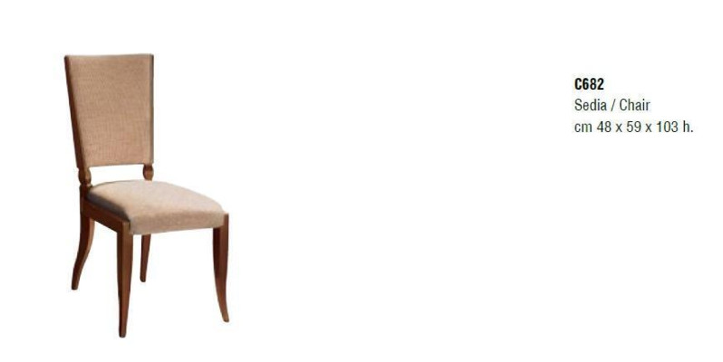 Chairs Dining room Armchair Upholstered Chair without Armrest Luxury Armchair