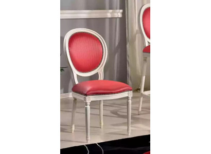 Dining room chair Pink upholstered chair Classic r Textile seating furniture armchair