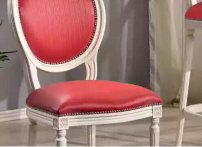 Dining room chair Pink upholstered chair Classic r Textile seating furniture armchair