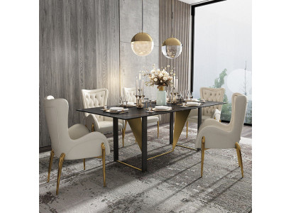 Dining Room Chesterfield 1x Chair Set Suite Seat Upholstery Living room