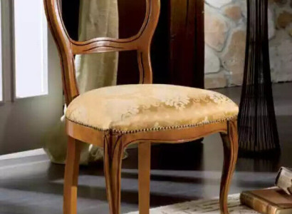 Designer Chair Classic r Dining room chair Upholstered chair Textile Furniture