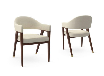 Design Chairs Upholstery Hotel Chair Textile Wood Furniture in the Dining room new