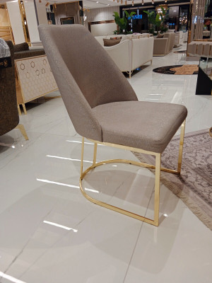 4x Chairs Chair Group Upholstery Design Furniture Dining room Textile