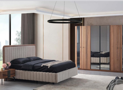 exclusive s Bedroom Set Bed 2x Bedside tables and Wardrobe 4 pieces.