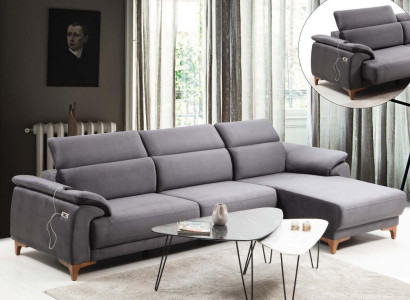 Corner sofa L-shape Modern Living room Sofa Couch Upholstered furniture Luxury Design