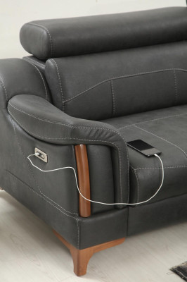 Corner sofa L-shape Sofa Couch Design Upholstery Modern Textile Furniture Living room