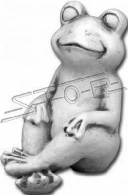 Garden Decoration Frog Patio Decorative Stone Figure Statue