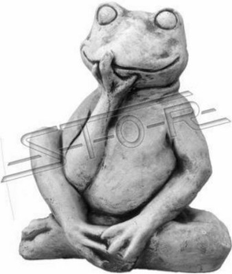 Garden Decoration Frog Patio Decorative Stone Figures Statue