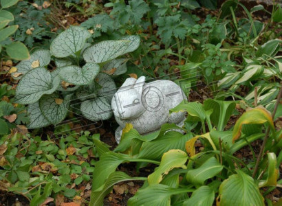 Garden Decoration Rabbit Terrace Stone Figures Figure Decorative Statue