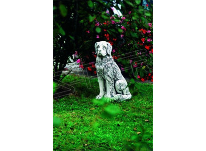 Garden Decoration Dog Statue Sculpture Figures Gray Sculptures Designer