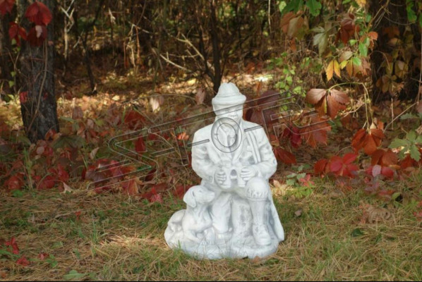 Garden Decoration Hunter Statue Sculpture Figures Statues Sculptures