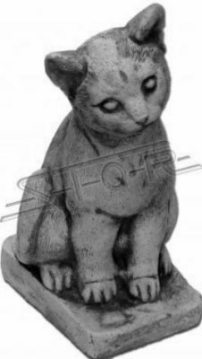 Garden Decoration Cat Decorative Patio Stone Figures Statue
