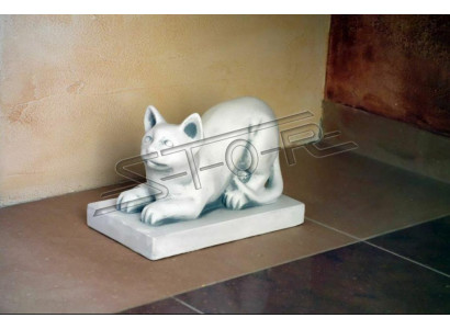 Garden Decoration Cat Patio Decorative Stone Figures Statue