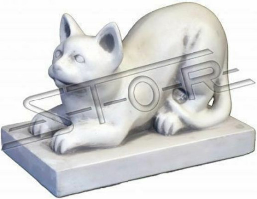 Garden Decoration Cat Patio Decorative Stone Figures Statue