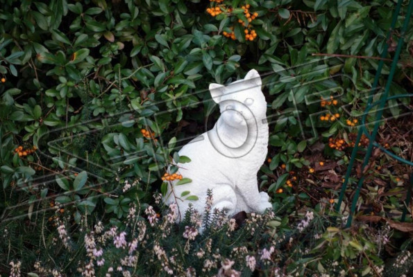 Garden Decoration Cat Patio Figures Stone Figure Statue Decorative