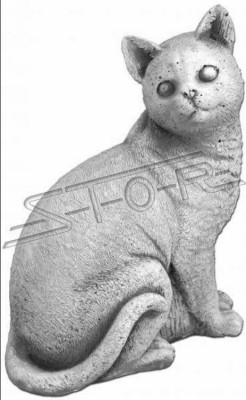 Garden Decoration Cat Patio Figures Stone Figure Statue Decorative