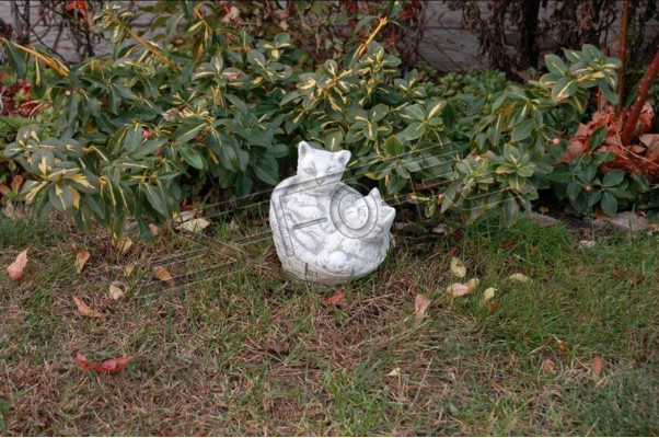 Garden Decoration Cat Patio Stone Figures Figure Decorative Statue