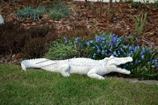 Garden Decoration Crocodile Patio Stone Figures Figure Statue