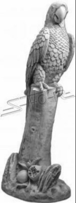 Garden Decoration Parrot Patio Stone Figures Figure Decorative Statue