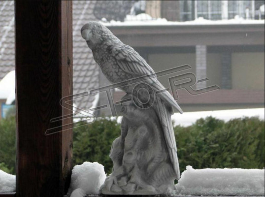 Garden Decoration Parrot Patio Stone Figures Figure Statue