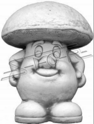 Garden Decoration Mushroom Patio Stone Decor Figure Figures Nature Statue