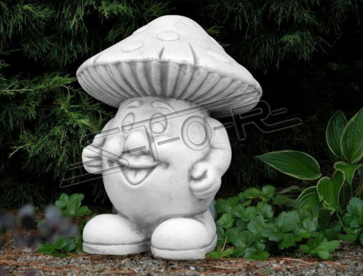 Garden Decoration Mushroom Patio Stone Figure Figurines Decor Nature Statue
