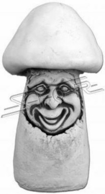 Garden Decoration Mushroom Patio Stone Figures Decor Figure Nature Statue