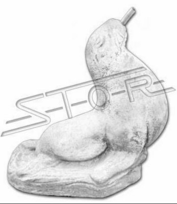 Garden figure "Fontaine" 32cm pond figure statue cast stone