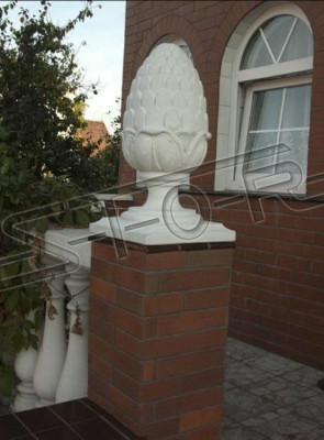 Garden Figure Stone Decoration Garden Column Sculpture Design Flower Abstract new
