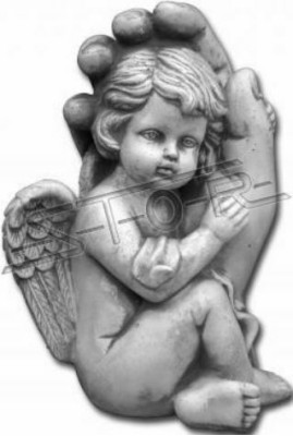 Grave Angel Cross Grave Decoration Grave Decoration Classic Stone Statue