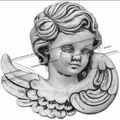 Grave decoration grave stone decoration angel figure sculpture decoration God holy