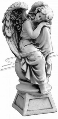 Grave decoration grave stone decoration figure sculpture angel god decoration holy