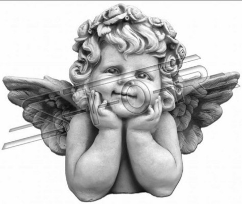 Grave decoration grave stone decoration figure sculpture angel decoration God holy