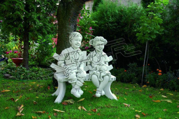 Young Boy Sitting Figure Statue Figures Sculpture Statues Garden