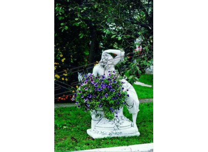 Bucket flower pot pot flowers flower pots flower boxes garden figure
