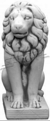 Lion Garden Figure Decorative Patio Garden Sculpture Figures Sculptures