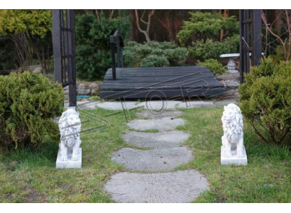 Lion Garden Figure Patio Garden Decor Sculpture Figures Sculptures Statues