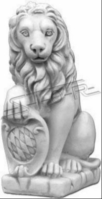 Lion Garden Figure Patio Garden Decorative Sculpture Figures Sculptures
