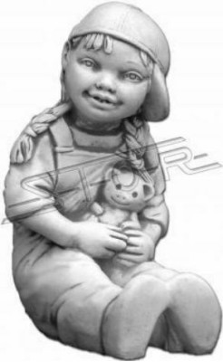 Girl 34cm Figure Statue Figures Sculpture Statues Garden