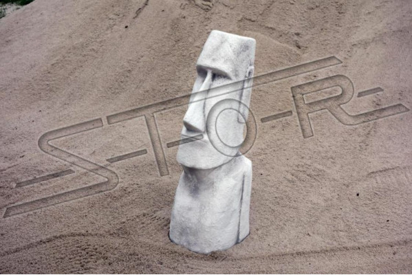 Moai Statue Sculpture Figure Designer Garden Terrace Decorative Sculptures