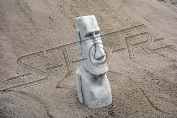 Moai Statue Sculpture Figure Designer Garden Terrace Decorative Sculptures