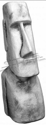 Moai Statue Sculpture Figure Designer Garden Terrace Decorative Sculptures