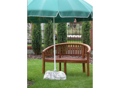 Umbrella stand sun umbrella base foot dog figure statue garden