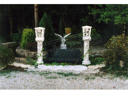 Base for columns pillar foundation garden patio figures
